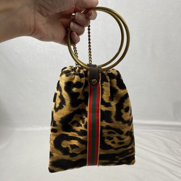 Gaia Small 7x8 Animal Print Bag - Picture 4 of 9